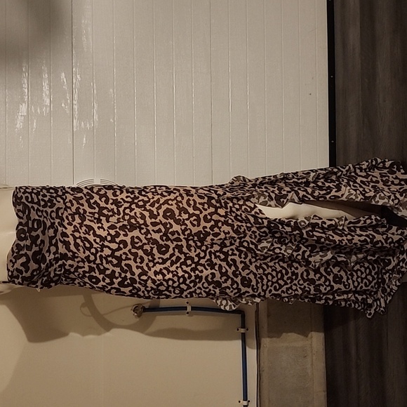 NICHOLAS KAMILA RUFFLE COWL NECK DRESS SIZE 8 - Picture 8 of 8